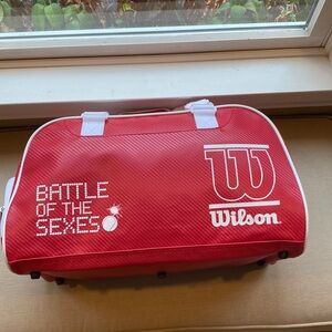 Wilson Billie Jean King Battle of the Sexes Athletic Tennis Bag